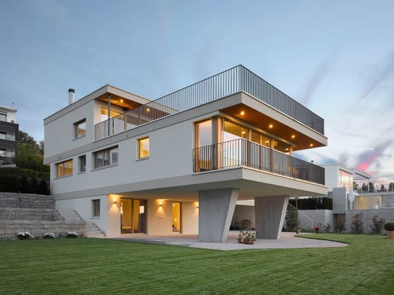 Richrerswil House - open and light architecture