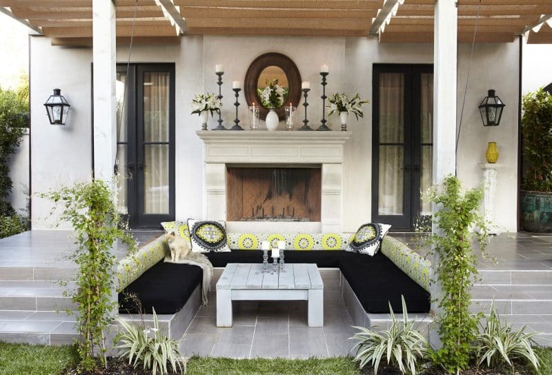 Outdoor living room, a place of complete relaxation