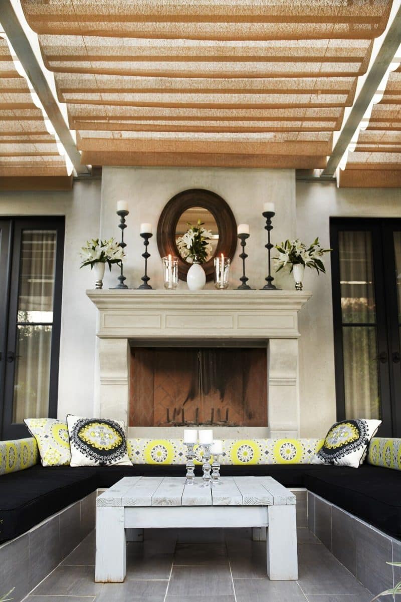 Outdoor living room, a place of complete relaxation