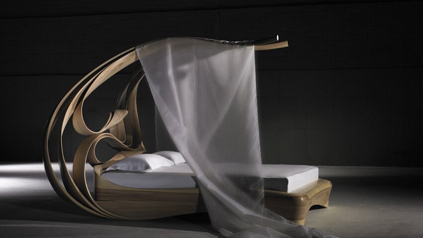 Works of art made by Joseph Walsh. Enignum Canopy Bed (4)