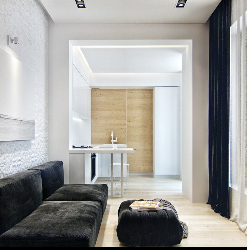 Small apartment in Odessa great work of the architect Denis Svirid (7)