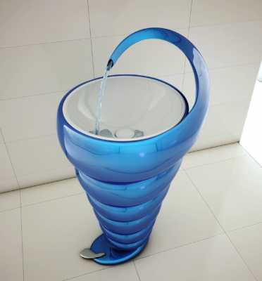 Spiral Washbasin – interesting and elegant design by Naser Nasiri & Taher Nasiri