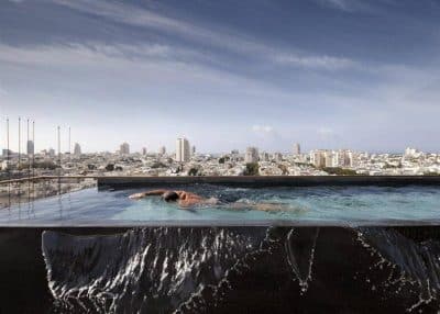 Tel Aviv Penthouse with Unconventional Design and Transparent Walls