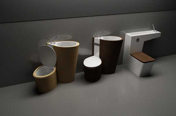 Za Bor Architects proposes an optimal combination of the toilet and sink