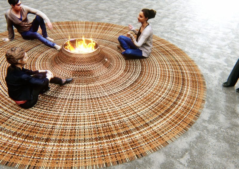 Domestic Gathering - Carpet by Stephanie Langard - www.homeworlddesign. com (2)