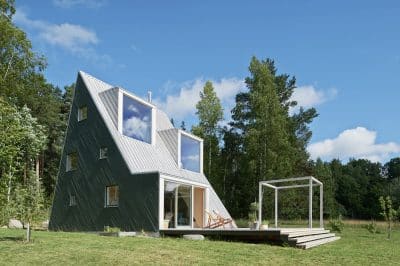 Summer House with Triangular Profile