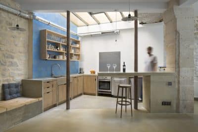 Loft in Paris: Ancient Craft Shop Transformed by Maxime Jansens
