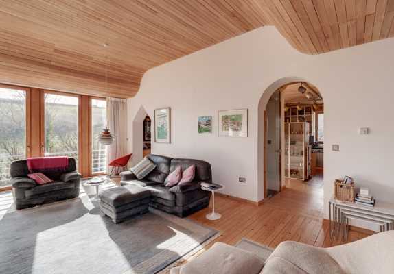 Traditional Barn Building with Contemporary Interiors