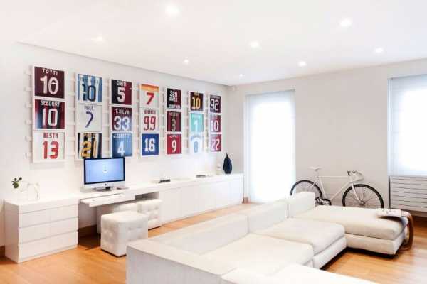 Mauro Soddu Designed This Bright Living Room for a Soccer Player