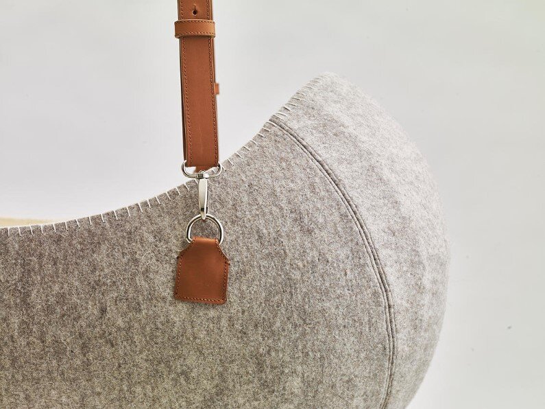 O - bjekt design studio - Little Nest the felt cradle