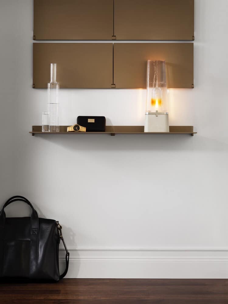 Riveli Shelving by Lake and Wells,  Mark Kinsley