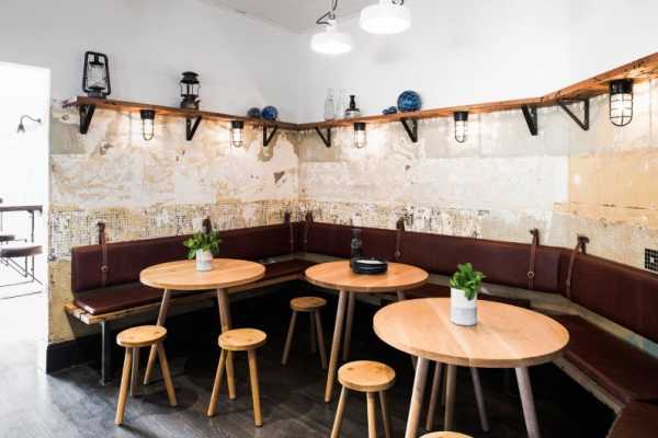 Nelson Bar by Techne: Maritime, Timeworn and Rustic Feel