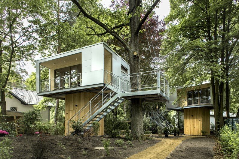 Treehouse Hotel in Berlin by Baumraum