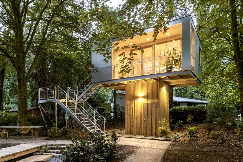 Urban Treehouse Hotel in Berlin - Baumraum