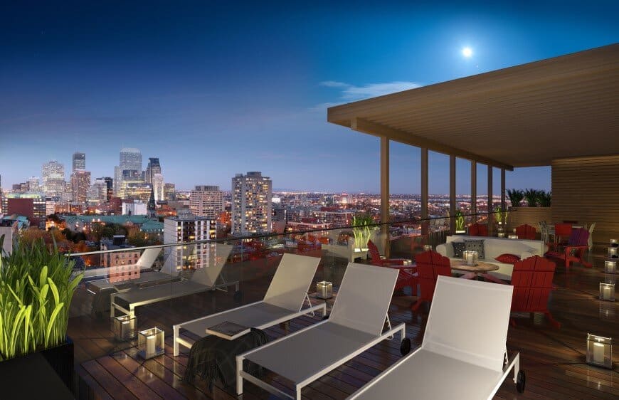 Condos XACT with a superb exterior rooftop terrace (2)