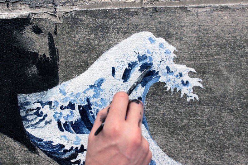 New Paintings by Spanish street artist Pejac Tokyo, Seoul and Hong Kong (3)