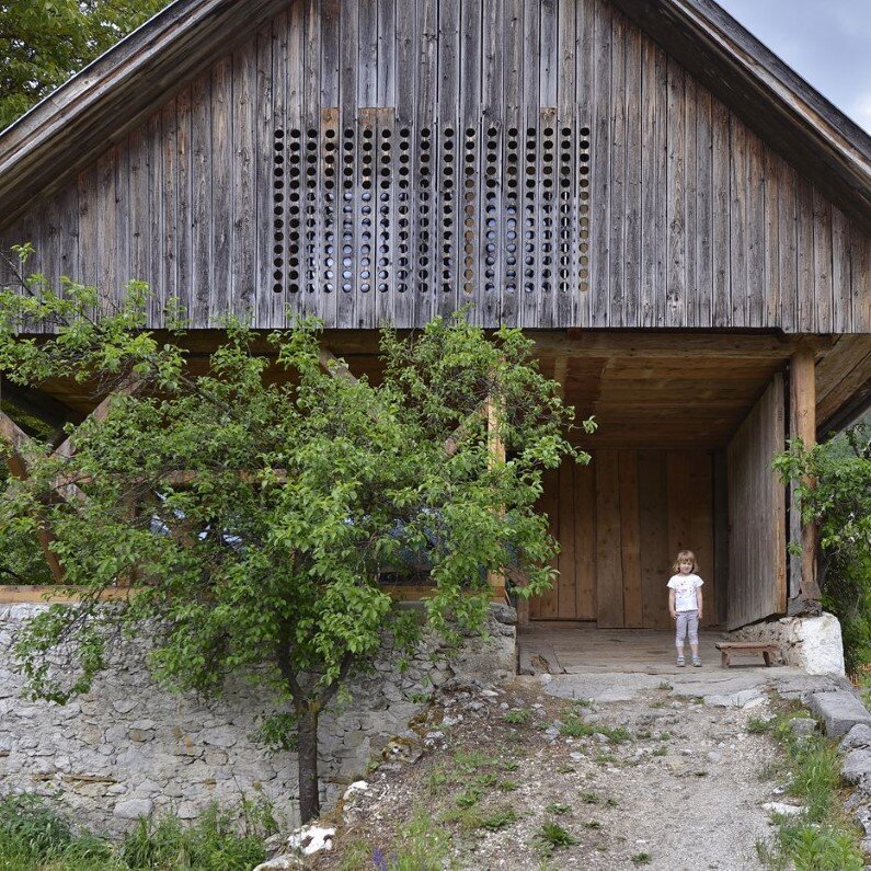 Old Alpine Barn revitalized by converting into a loft apartment (3)