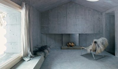 Refugi Lieptgas: Fascinating Concrete Cabin in the Swiss Alps