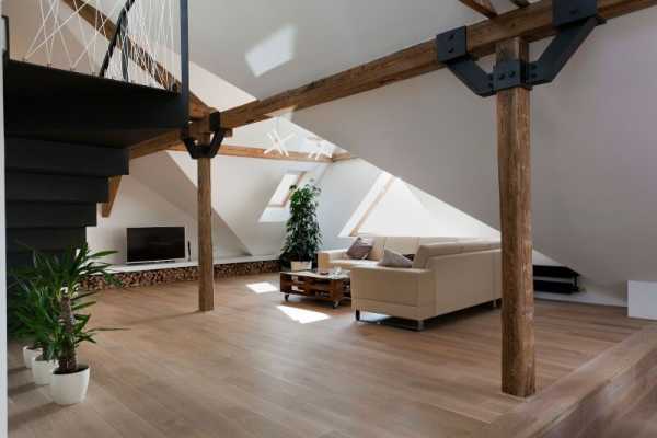 Attic Loft Reconstruction in a Late 19th Century House