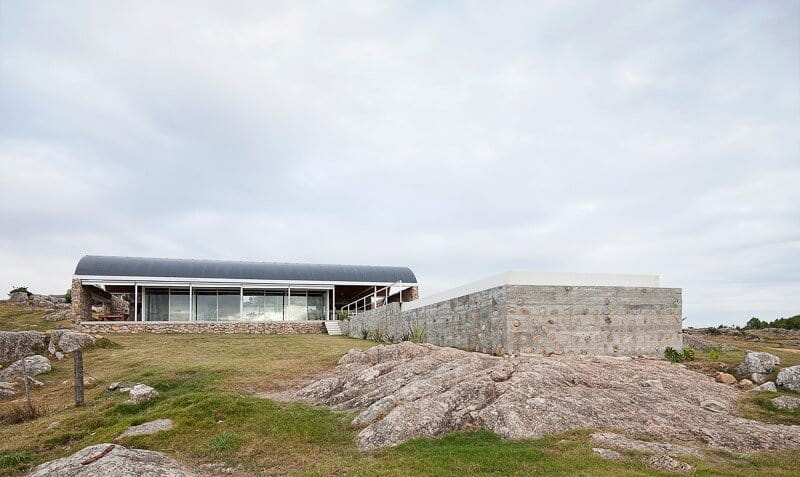 Calera del Rey Residence stone structure with a vaulted roof (10)