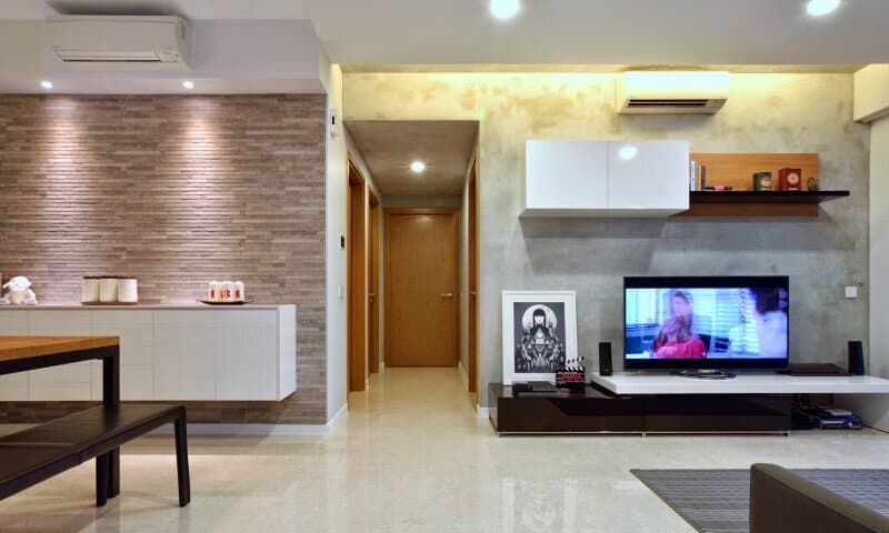 Dakota Crescent apartment earth tone, minimalist and clean design (6)