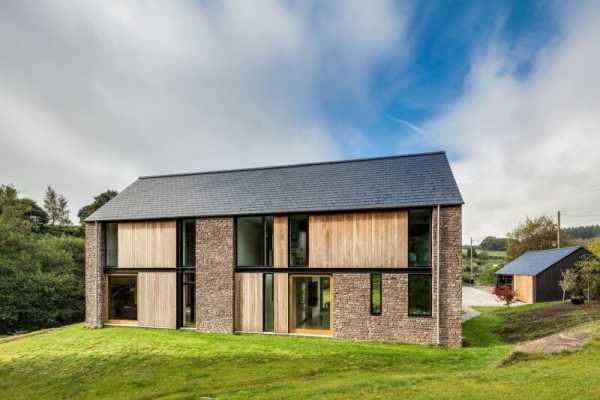 New-build four bedroom family house set in a secluded valley in Monmouthshire