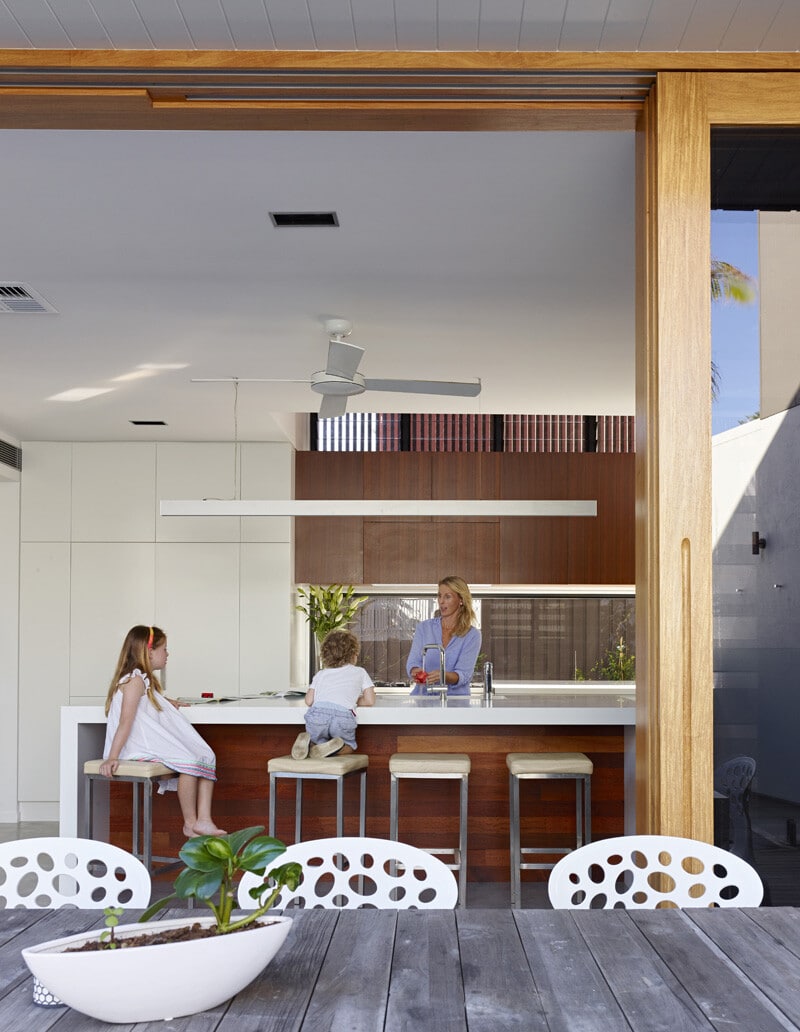 kitchen, dining area