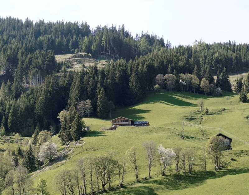 Alpine cottage - a combination of modern and traditional alpine elements (6)