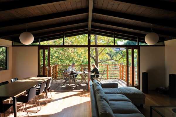 Glade House, Modern Home with Raking Ceilings and Exposed Rafters