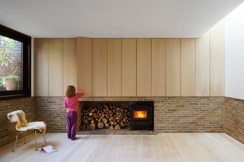 London House - family home formed of two sculptural volumes of weathering steel (16)