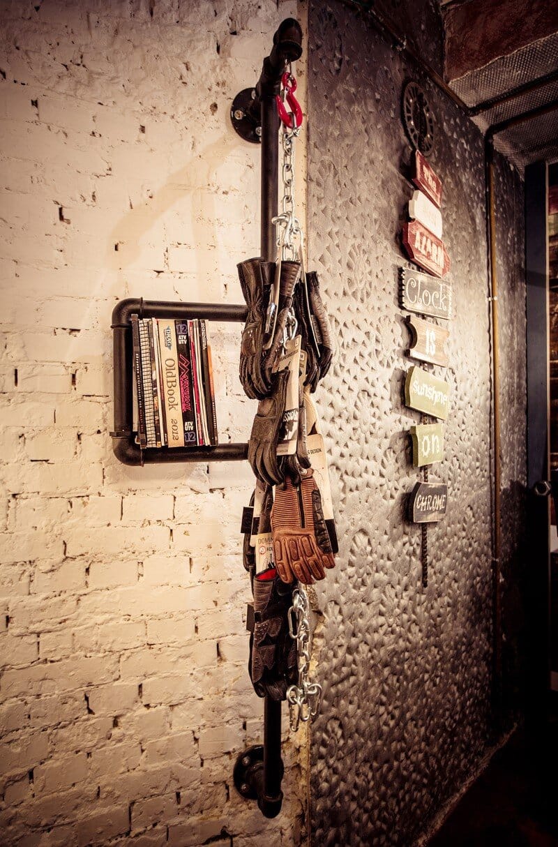Vintage boutique of motorcycle clothing and accessories (5)