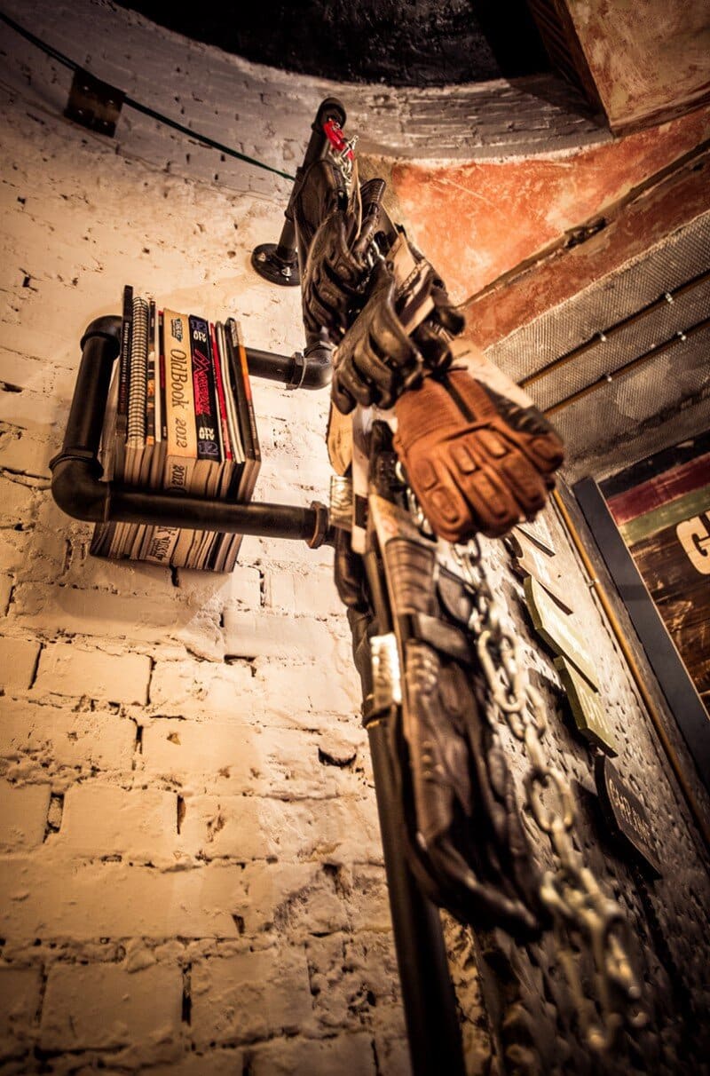 Vintage boutique of motorcycle clothing and accessories (6)