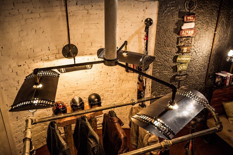 Vintage boutique of motorcycle clothing and accessories (8)