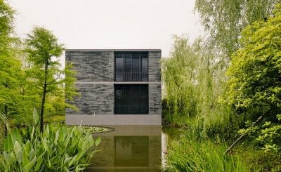 Xixi Apartment Buildings Surrounded by a Water Garden and Wild Landscape