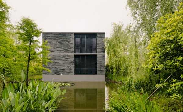 Xixi Apartment Buildings Surrounded by a Water Garden and Wild Landscape