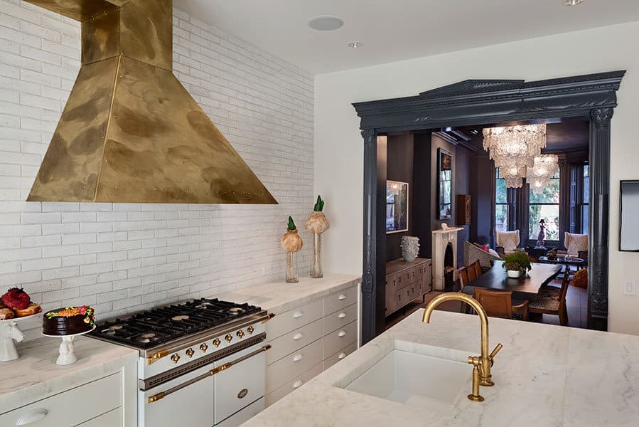 kitchen, Romanesque Revival House