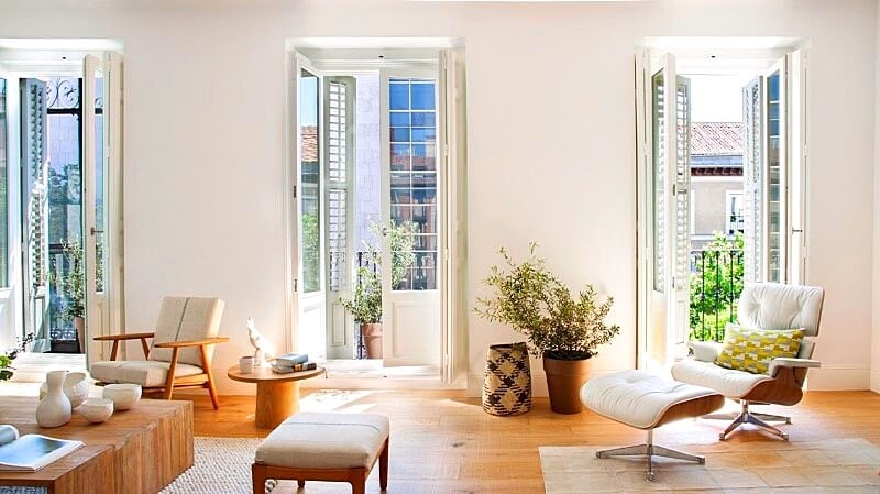 Full reconversion of 213 sq mt old flat in Madrid Ayala House (11)