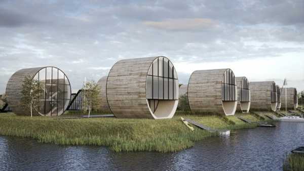 Futuristic Architecture –  12 Single Family Rolling Homes by Do Architects