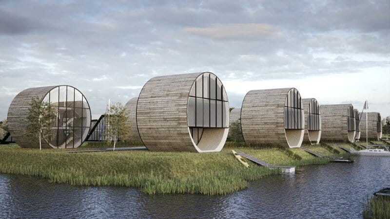 Futuristic architecture - 12 single family rolling homes by Do Architects (7)