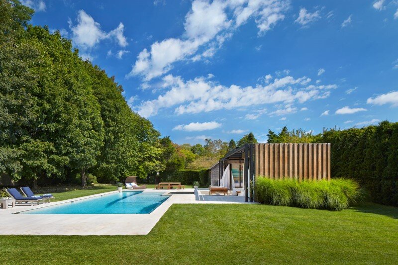 Lavish pool and spa retreat with a stunning wood and steel structure (1)