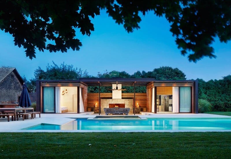 Lavish pool and spa retreat with a stunning wood and steel structure (5)