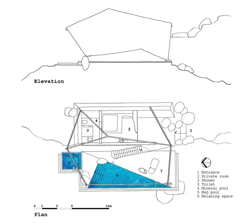 Spa Salon Built on a Riverbank The Tent by a21 Studio (3)