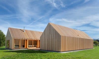Wooden-Frame House Heated by a Geothermal Heat Pump