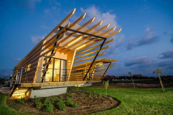 Wooden Bungalows Built with Prefabricated Elements