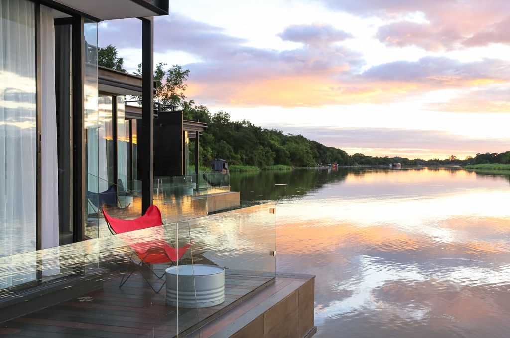 Agaligo Studio have designed - X-Float - a series of floating homes on the River Kwai Bridge, Thailand (14)