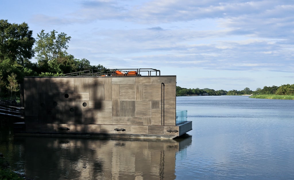 Agaligo Studio have designed - X-Float - a series of floating homes on the River Kwai Bridge, Thailand (17)