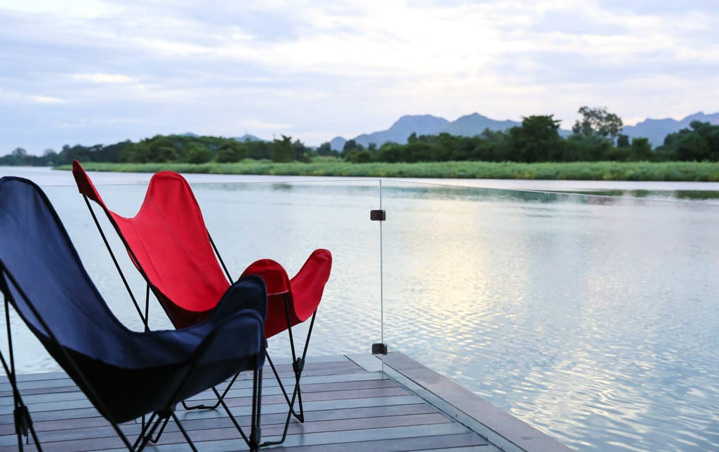 Agaligo Studio have designed - X-Float - a series of floating homes on the River Kwai Bridge, Thailand (6)