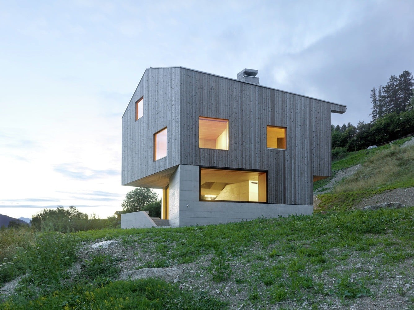 Concrete Chalet, Savioz Fabrizzi