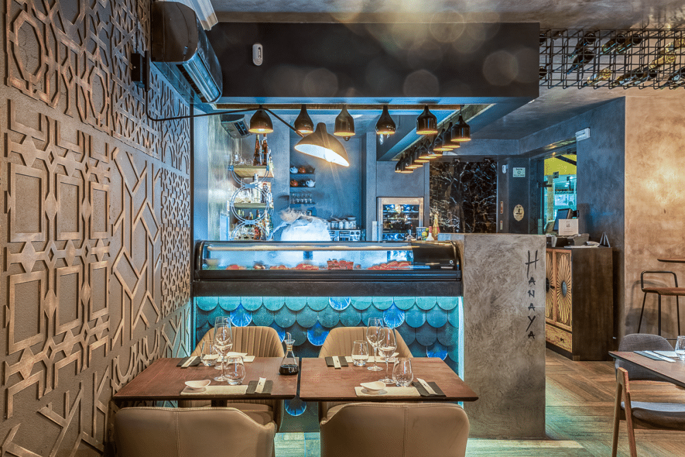 Hanaya Sushi & Gin Bar in Lisbon - Yaroslav Galant Innovative Design (9)