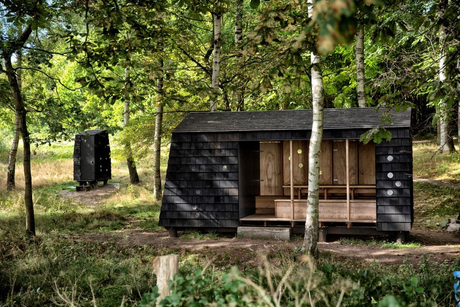 Wooden Shelters and Campsites on the Danish Coast (7)